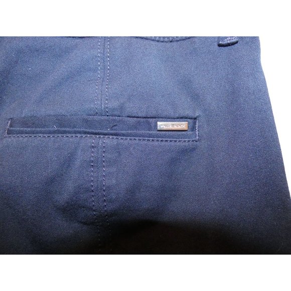 Women's Navy Slim Leg Pants, White House Black Market, Size 12R - Picture 3 of 6